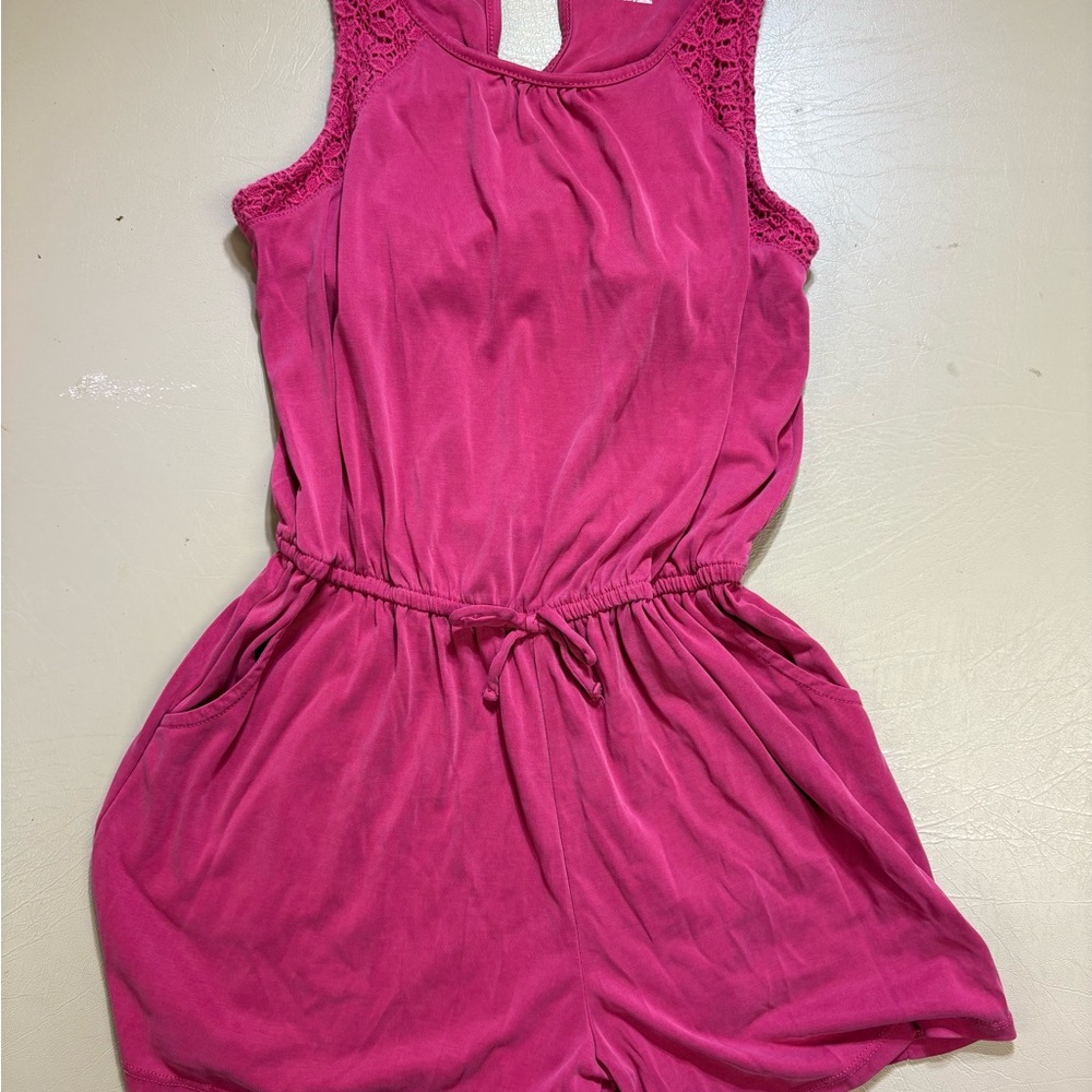 Mudd Vibrant Pink Kids Romper